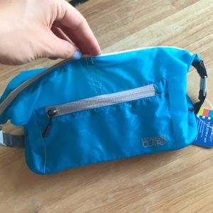 Light travel toiletry kit with straps light weight